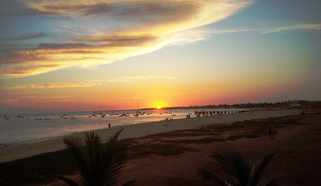 Sunset in Santa Maria by Steven Bock