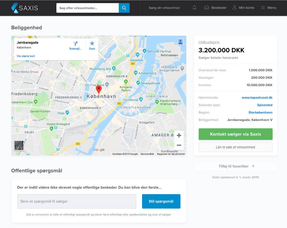 Vis køberne hvor din virksomhed befinder sig